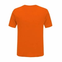 Narančasta slatka izlaska vrhova Trendy 4. srpnja Grafički kratkih majica na plaži Grafički tee USA