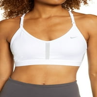 Nike ženski indy mrežast umet sportskih grudnjaka bijela veličina mala