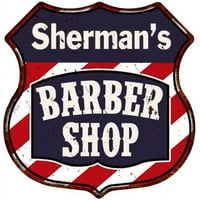 Shermanov brijač za brijač potpise štit metalni poklon kose poklon 211110020396