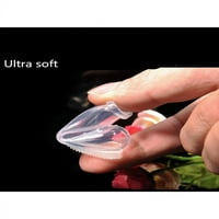 TOPUMT prozirni mekani silikonski kućni ljubimac za zube za zube za zube za čišćenje zuba za čišćenje