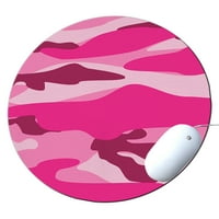 KuZmark okrugla MousePad Hot Pad Trivet - Camoflauge za djevojčice