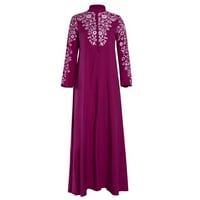 Baccoke haljine za žene Maxi čipka Jilbab šivene žene Abaya haljina haljina arapske kaftne ženske haljine