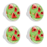 Ownta Kuhinjski ormar za dugmit okrugli ljetni realistični apetizacija lubenica uzorak gumba ormariće