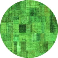 Ahgly Company u zatvoreni kvadratni patchwork Green Transicijske prostirke, 8 'kvadrat