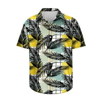 Muške majice na bageru na havajima Havajske cvjetne tiskane košulje Ljeto Kuća za odmor Ležerne majice
