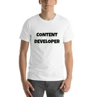 Sadržaj Developer Zabavni stil kratkih rukava pamučna majica od nedefiniranih poklona