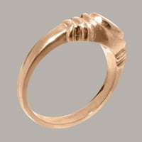 Britanci napravili 14k ružični zlatni prsten sa prirodnim Opal Unise zaručnički prsten - Opcije veličine - Veličina 7,25