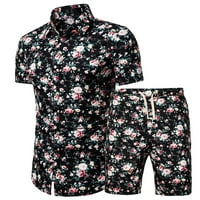 Muške odjeće za slobodno vrijeme s kratkim rukavima Trčanje sportskih dnevnih sadržaja hlače Shorts
