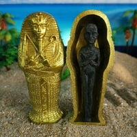 Resin Egipat Mummy Figurine Model Kip Minijatura Egipatski kralj Sandplay Decor