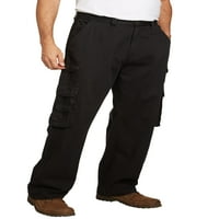 Boulder Creek od strane Kingsize Muške velike i visoke bočne elastične pantalone na teretnim džepnim hlačama