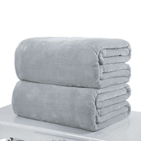 Michellecmm Flannel Mekan topli čvrst list, mikro plišani pokrivač za sofu za kućne ljubimce