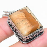 Slika Jasper draguljarski ručni sterling srebrni nakit Privjesak 1.69