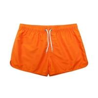 Labakihah Muški kratke hlače muške proljeće i ljetno spajanje pantalone i plaže surfanje kratkim hlačama narančastom