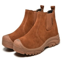 Vlastite muške radne čizme čelične cipele za sigurnosne cipele Ženske vodootporne kožne industrijske