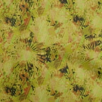 Onuone Rayon Lime zelene tkanine Sažeci Haljina materijala Tkanina za ispis tkanina sa dvorištem širom