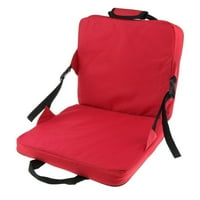 Netatty sklopivi jastuk sa podrškom za povratak Vanjski udobni alati za kampiranje na otvorenom više boja kanuasto sjedalo za putni izbjeljivač stadion crvena