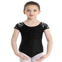 Little Girls Bowtie-u obliku leđih baleta Gymnastic Leotard Outfit
