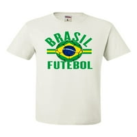 Idite na Brasil Futebol Brazil Football Soccer Futbol majica MENS Women Youth