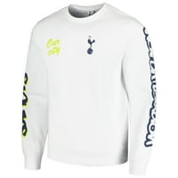 Muški bijeli Tottenham Hotspur grafiti pulover dukseri
