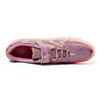 Daeful Boys Dečji tenisice Svjetlosne klizačke cipele LED svjetlosni treneri Sport prozračni mod s točkovima roza 7