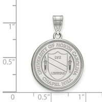 Bijeli srebrni šarm Privjesak Sjeverna Karolina NCAA Univerzitet od 21