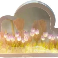 Bxingsfty DIY simulacijski cvjetni svijetlo svjetlosni ukras u oblaku za uređenje domaće spavaće sobe