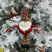 DaiosportSwear Clearsance Božićni ukrasi stariji snowman božićni poklon mali privjesak plišani lutka Božićne privjeske privjeske