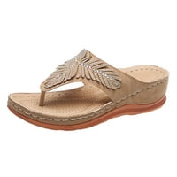 Loopsun Ljetne sandale za žene, ženske sandale, ljetne dame Flip-Flops Wedge Papuče sandale casual flip flops ženske cipele