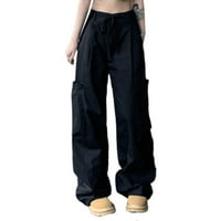 Ženske baggy teretne hlače Streetwear Hop Joggers Duksericke nacrtaju Ležerne prilike sa labavim hlače