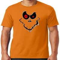 MENS HALLOWEEN GHOST Face zastrašujuća majica, 3xl Tennessee Orange