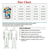 Košulje za muškarce Ležerne prilike kratkih rukava Summer Shortwn vrat 3D tiskane košulje Modne top