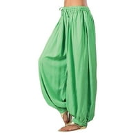 Žene plus veličine pune boje casual labavi harem hlače yoga hlače za žene pantalone