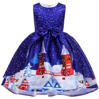 Rovga haljine za djevojke Princess Girls Pageant Božićni Xmas Haljina Dječja dječja plesna haljina Djevojke