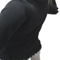 Amiliee ženske bajke Grunge kratke majice Vintage dugih rukava čipkasti obloge V izrez TEE vrhovi bluza pada odjeća