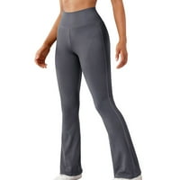 Dianli Womens Yoga Hlače Visoka elastična struka gamaše Fitness Trčanje teretane Sportska pletena jama