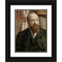 William Jelley Black Ornate Wood Framed Double Matted Museum Art Print Naslijed: Portret Alfreda Verhaeren