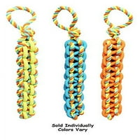 Veliki pleteni uže za tegljač za pse Jaka TPR gumene gumene ručke boje variraju 20 duge