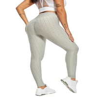 Glonme dame pantalone ravne noge hlače Čvrste hlače Yoga Slim Fit dno Stretch High Sheik ActiveWerwear
