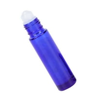 OsconPeak Roll-on boce za masažu, 10ml prazne boce za roll-on za ponovno puštanje na zakrbljujućim masažnim valjcima za prenosive staklene boce, prijenosne boce za prenosive boce