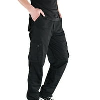 Xysaqa muške gaće za višestruko džep pamuk opuštajuće fit casual radne pantske pantalone na otvorenom