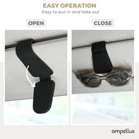 Ompellus magnetski držač za sunčanje od sunčane naočale, očalni klip za vješanje automobila za automobil