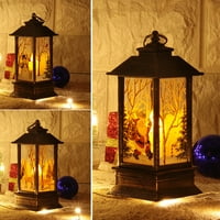 Leke Božić LED fenjer ugodno slatka Xmas Santa Decor Light baklje ukrasi svijeće