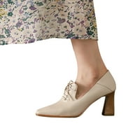DMQupv skice sandale ženske cipele debele pete francuske jedno cipele casual cipele za žene za radne
