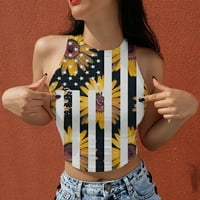 Košulje od 4. jula za žene u Sjedinjenim Državama majica Patriotski vrhovi američka zastava Grafički