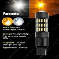 LED žarulje Amber Yellow 2800LM za signalnu svjetlo sa ugrađenim otpornikom opterećenja Canbus Greška