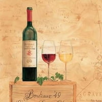 Crveni vinski poster Ispis Petera Butlera