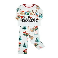 Slušajte Witchen Obitelj Pajamas Podudaranje odjeće Božićni tišinski vrhovi i pantalone Pajama za djecu sa roditeljskom djecom