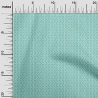 Onuone pamučna kambrska tirkizna plava tkanina Geometrijska DIY odjeća za preciziranje tkanine Tkanina od dvorišta široko