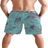 Vatre okeanski val azijski stil Muški novost plaža na plaži Swim trunks Ljeto Brzo suho kupalište S