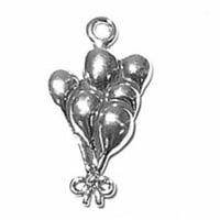Sterling Silver 18 BO lančani 3D klaster ogrlice od balona